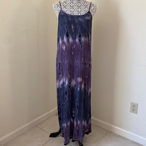 NWT Lani California Tie Dye Maxi Dress M - Picture 1 of 10